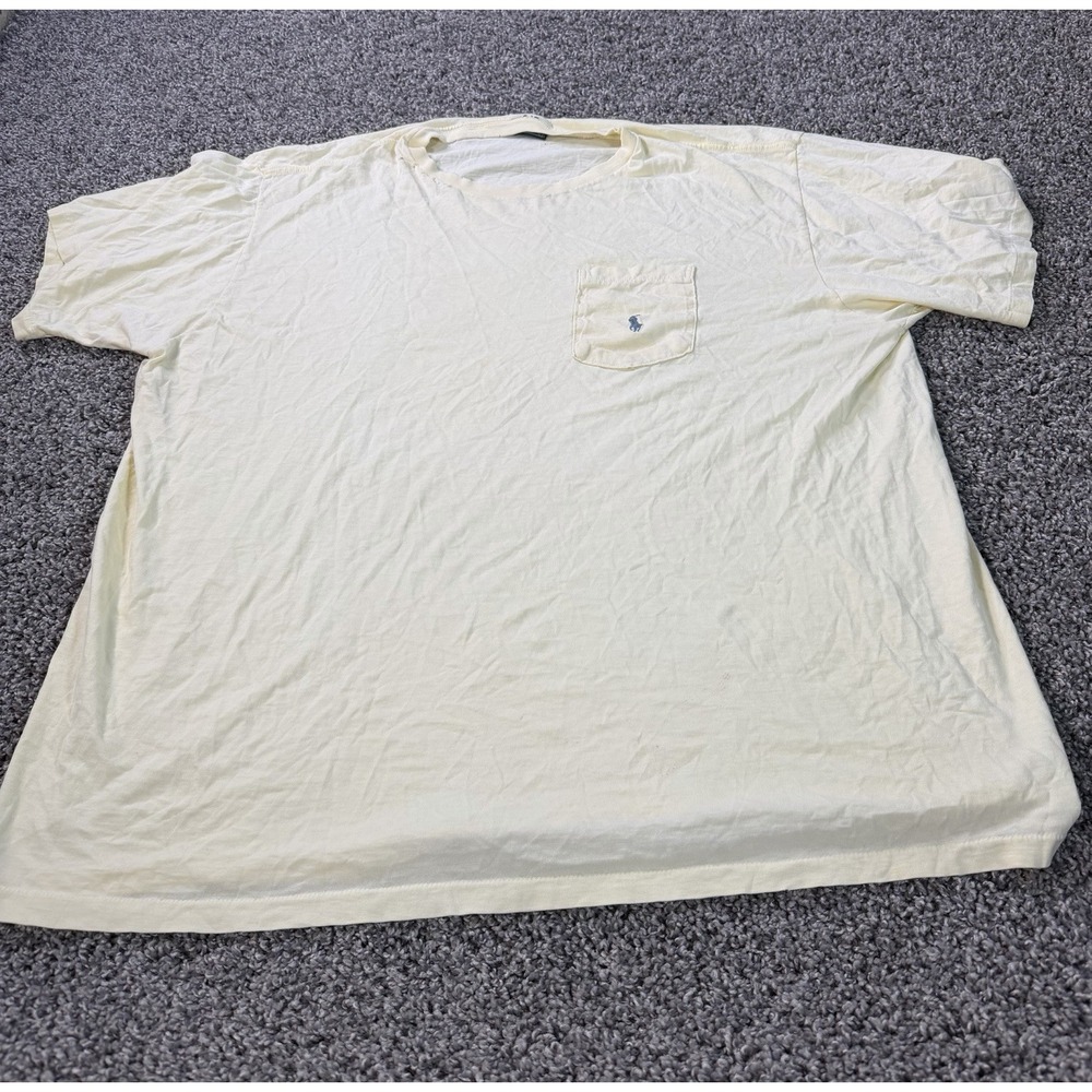 Vintage 90s Polo Country Ralph Lauren Pocket T Shirt Men's Size XL White